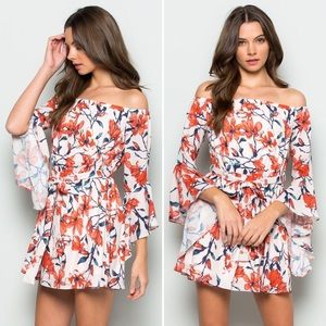 🍭SWEET DEAL🍭 [ Georgia ] Floral Mini Dress